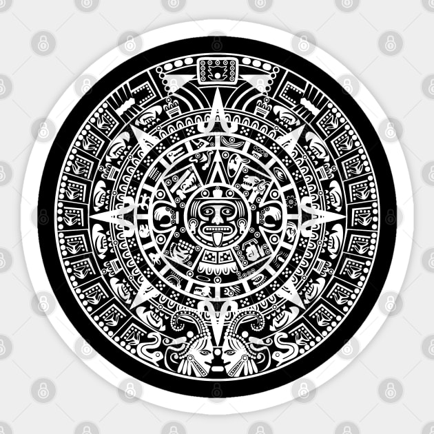 MAYAN CALENDAR 1 Sticker by GardenOfNightmares